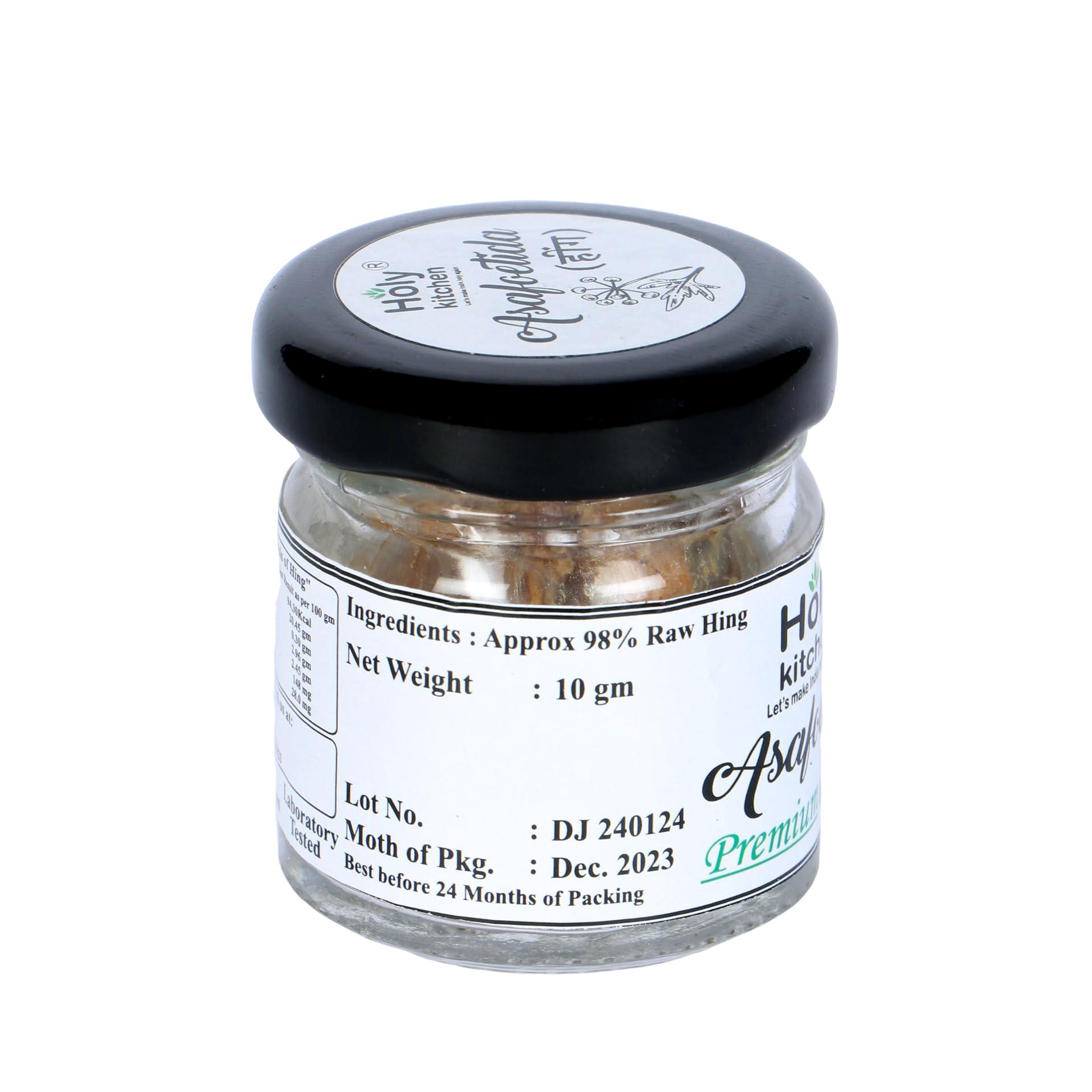 Holy kitchen Holykitchen Hathras Premium Hing (Asafoetida) 4 gm100% Natural Organic With Free Compliments product, Whole