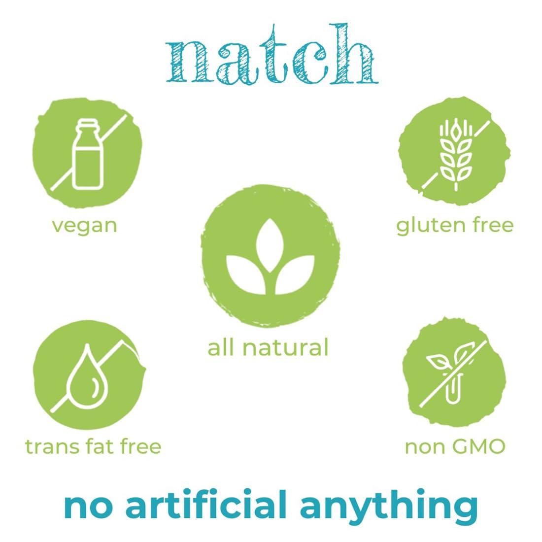 natch Natch Dried Thai Mango Slices, 100% All Natural, Vegan, Gluten Free, No Artificial Preservatives, Trans Fat Free, Rich in Antioxidants, Bare and Chili Flavour, 60gm each (Pack of 2)
