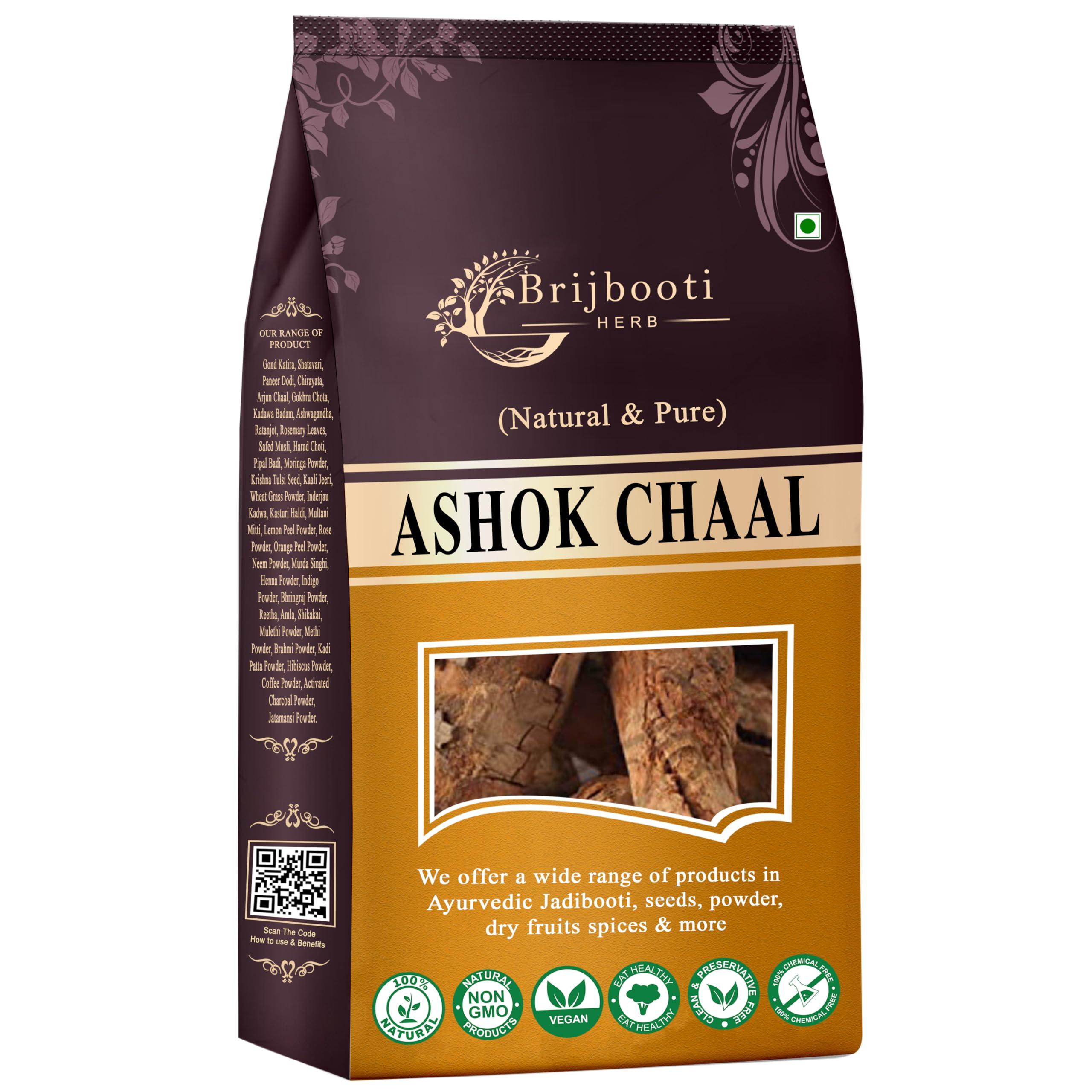 BrijBooti BrijBooti Ashok Chaal 100 Gr - Ashoka Bark - Saraca Ashoka Bark - Ashok Tree Bark