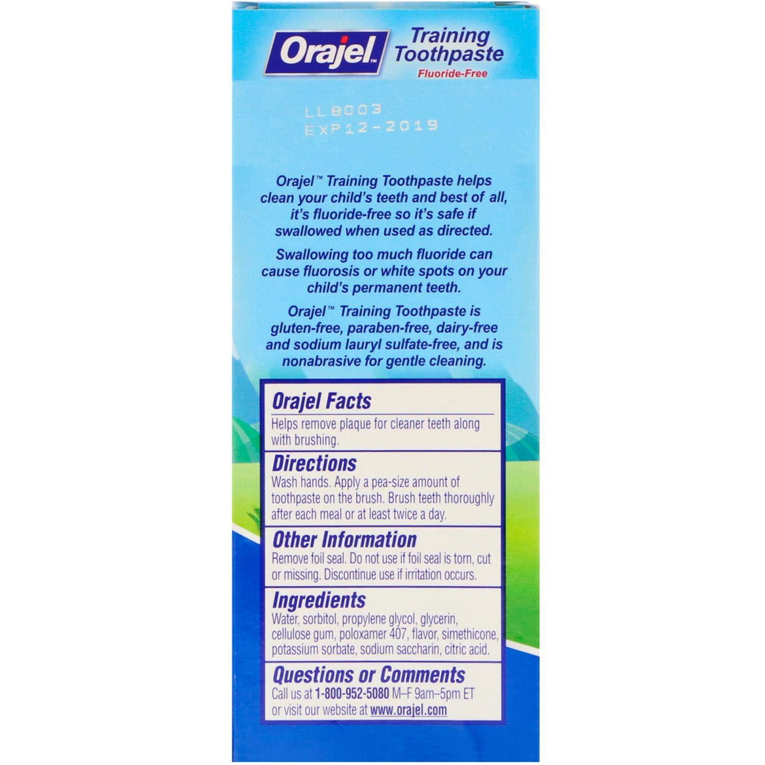 Orajel Orajel Training Little Bear Toothpste - Fruit Splash