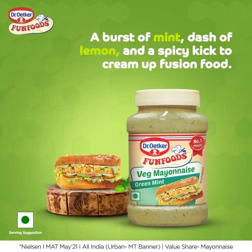 Dr. Oetker Funfoods Mayonnaise Green Mint, 250g