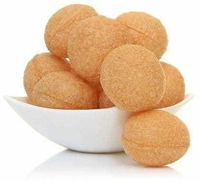 Kri N Sha Ready to Fry Dry GolGappa/Pani Puri Papad/Panipuri Papad - Whole Wheat Golgappe 250 gm