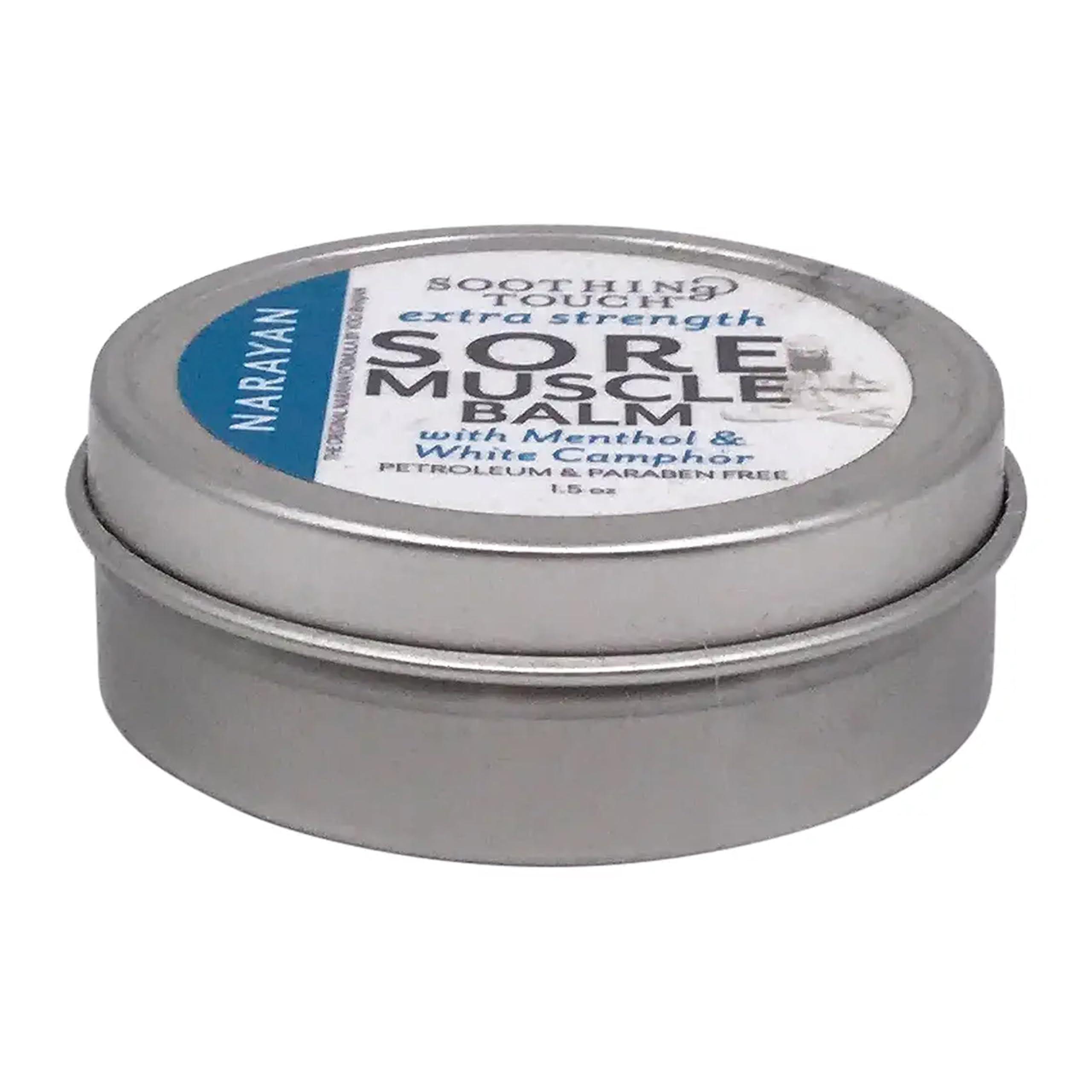 Soothing Touch Soothing Touch Sore Extra Strength Muscle Balm Tin, Narayan, 1.5 Ounces, Packaging May Vary