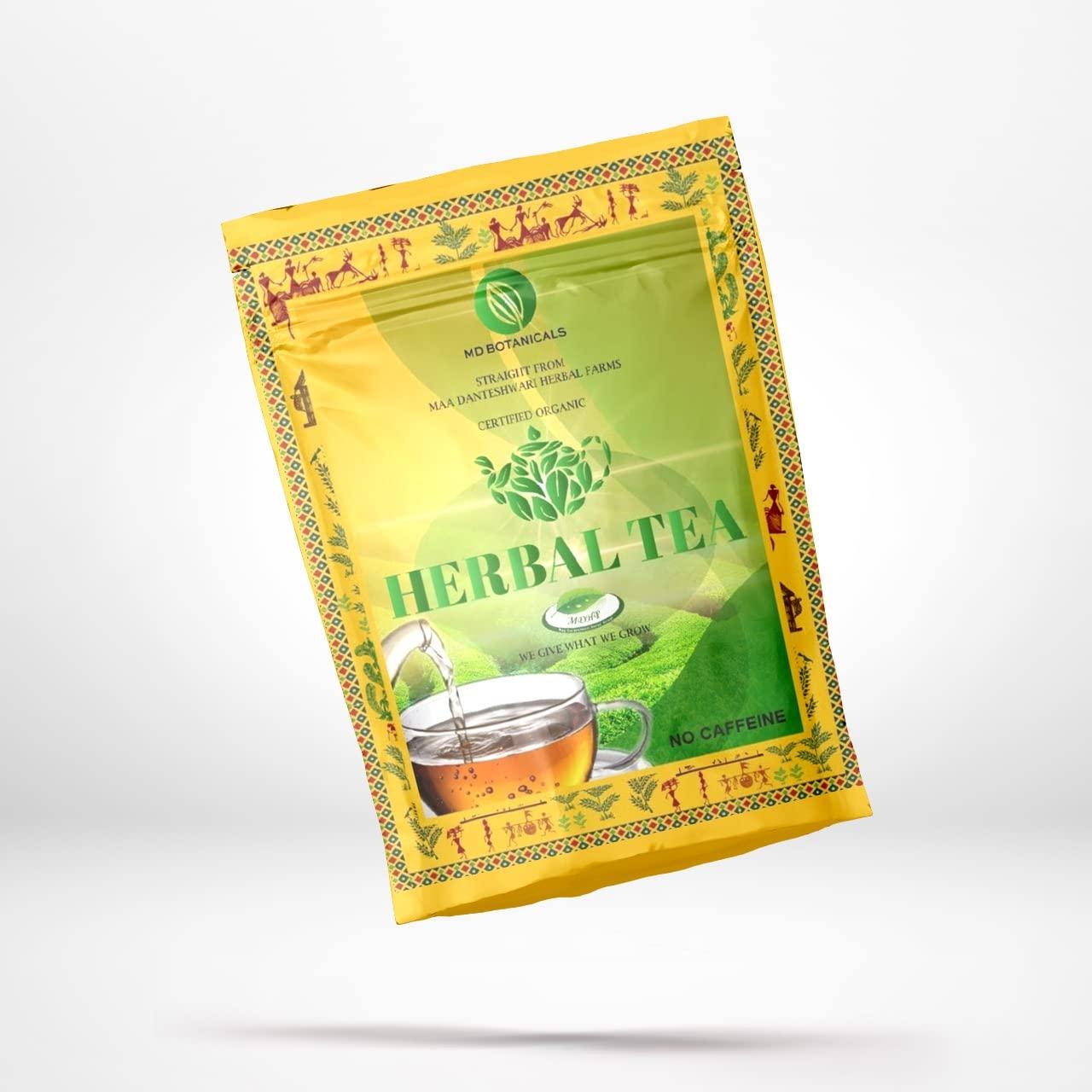 MD Botanicals Herbal Tea (40gm), Maa Danteshwari Herbal Farm's 100% Natural Organic