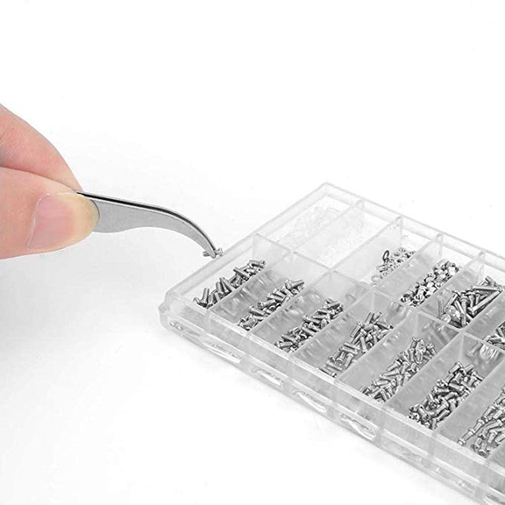 JAZZY PEARLS JAZZY PEARLS 1 Box Eyeglass Sun Glasses Screw Nut Nose Pad Screwdriver Repair Tool Assorted Kit