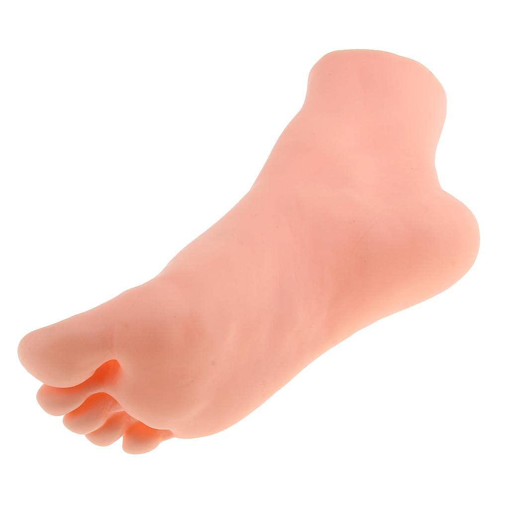 Expora EXPORA Rubber Vivid Retail Male Right Foot Mannequin Feet Shoes Dummy Model Display