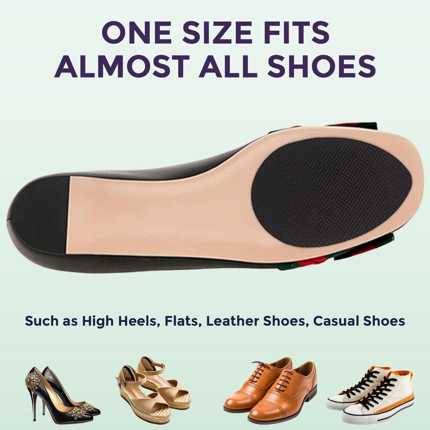 Sanfe Sanfe Flix Shoe Grip Pad | Anti slip, Sole protector, Secure Adhesion | For all shoe types | 1 pair