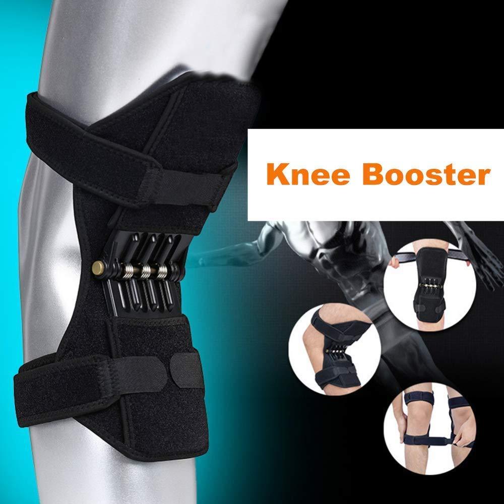 NEAR STOP NEAR STOP Power Knee Booster, Knee Brace Lift Joint Support Knee Pads Upgrade Spring Brace Rebound Booster,Power Knee Stabilizer Protector Band for Mountaineering Deep Care Squat Gym Training