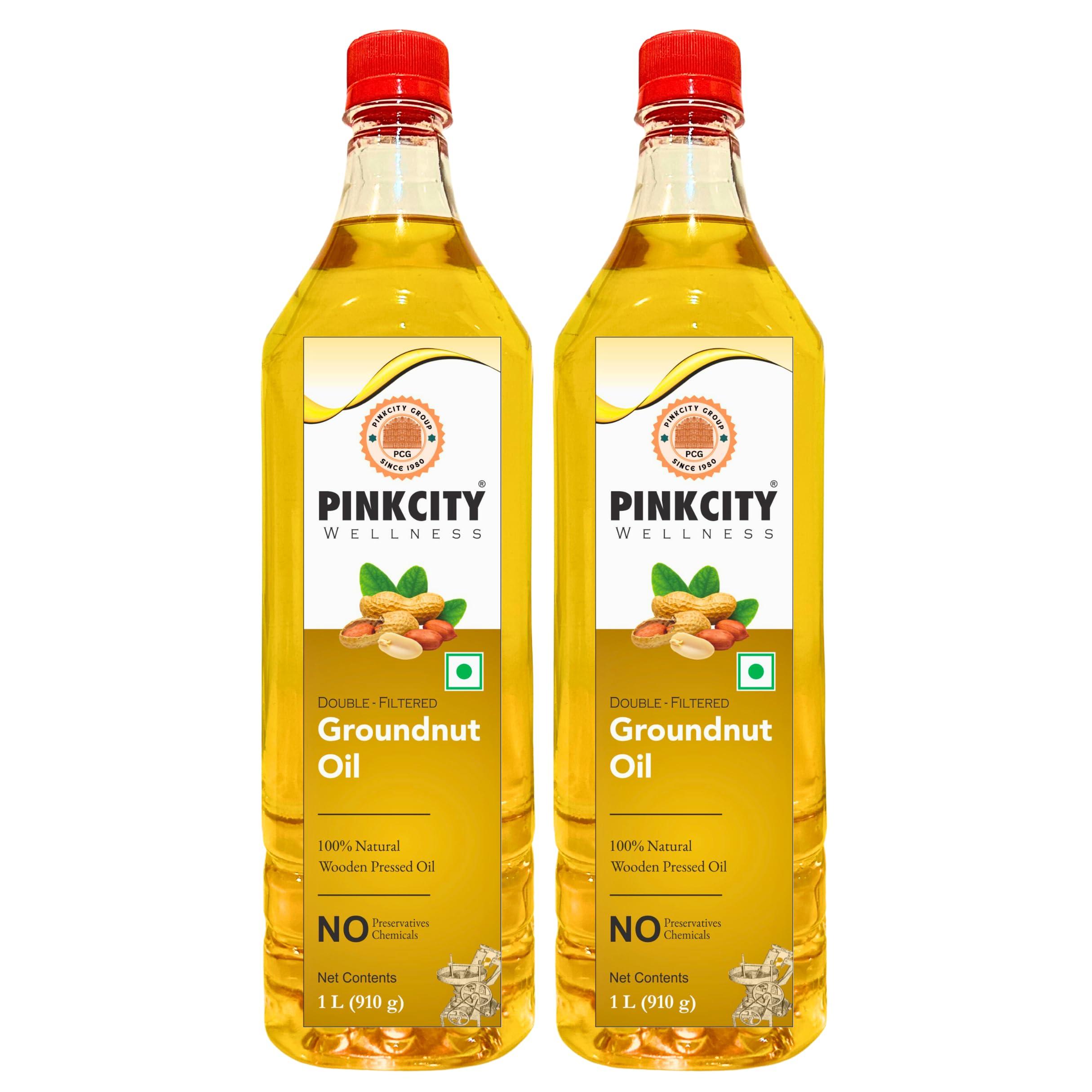PINKCITY Pinkcity Wellness Wooden Cold Pressed Groundnut Oil