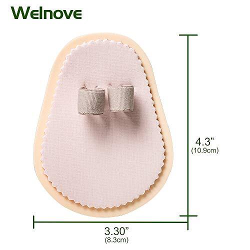 Welnove 2 Hole Toe Straightener *2: Welnove - Toe Straightener Hammer Toes Hammer Toe Correctorfor Claw Toe Mallet Toe Contracted Toe and Cured Toe Pack of 2(2 holes)(Hammer Toe Straightener)