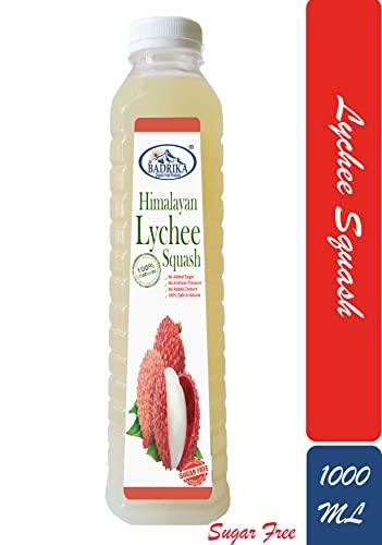 Badrika Badrika Pure Natural Uttarakhand Lychee | Litchi And Pahari Malta | Orange Squash 1000 ML Each (Sugar Free)