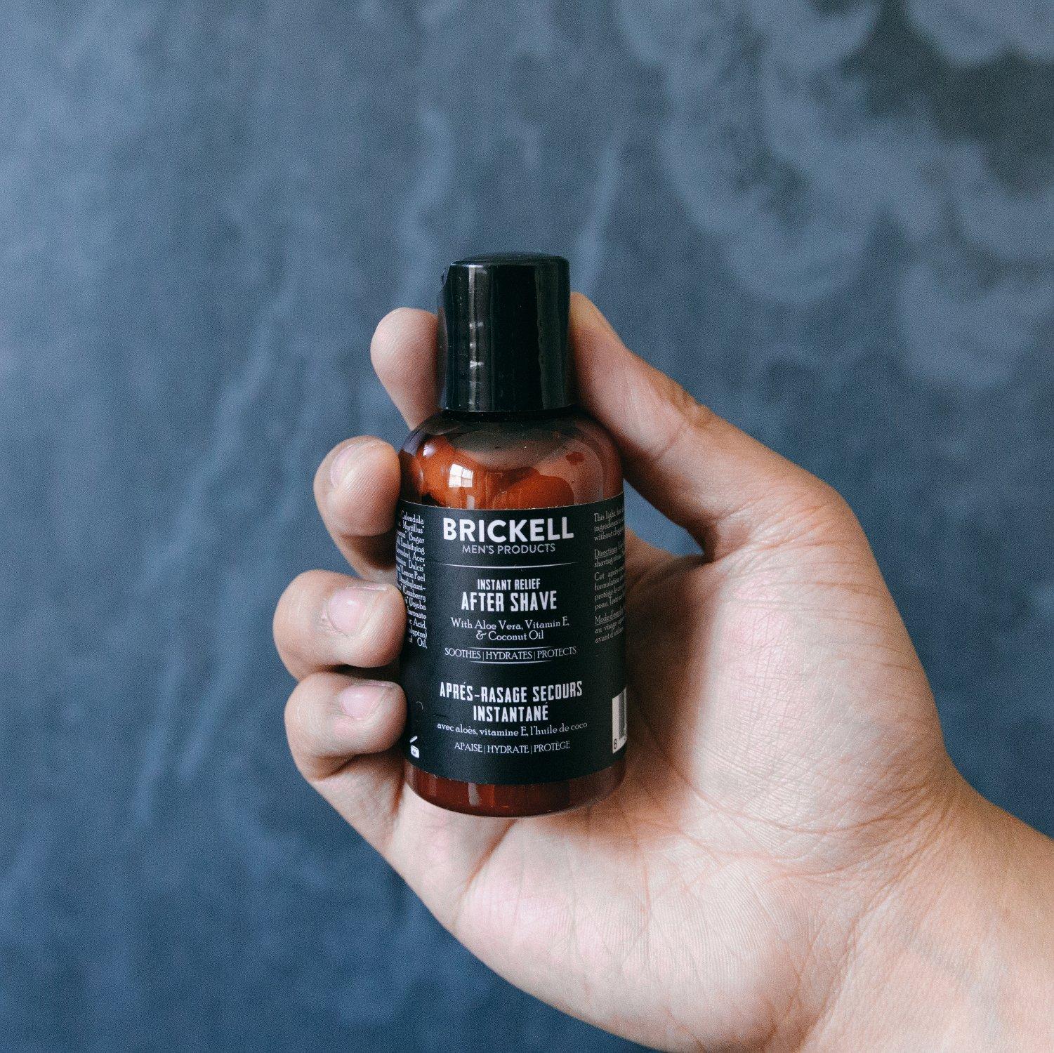 Brickell Men\'s Products Brickell Instant Relief Aftershave, 2 Ounce