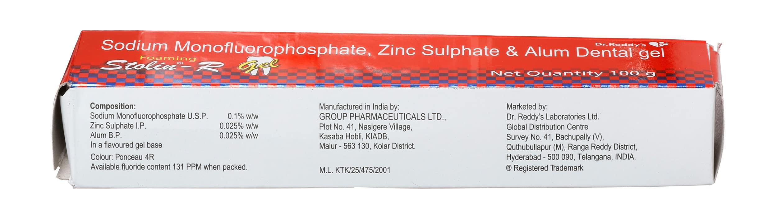 Stolin Stolin R Gel Oral Health Paste 100Gram