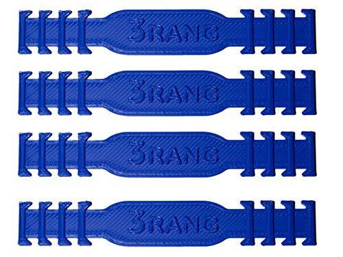 3 Rang 3 Rang Unbreakable Face Mask Holder and Extender Wear the mask longer without headache and Ear-pain (Blue, pack of 4)