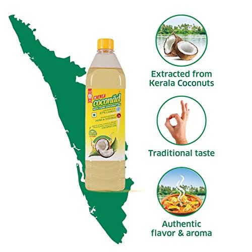 Great Bazaar KLF Coconad 100% Pure Coconut Oil, 1L