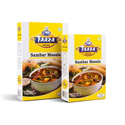 Ciba Taaza Spices Sambar (Sambhar) Masala Powder by Ciba Taaza Spices, 100gm