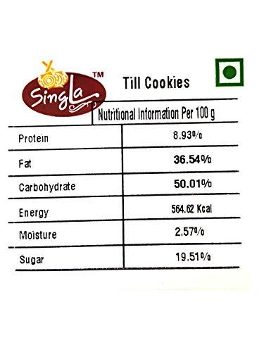Singla Singla Fruits Cookies Biscuits 300g, Till Cookies Biscuits 300g Combo Pack (600g, Pack of 2) (2 * 300g)