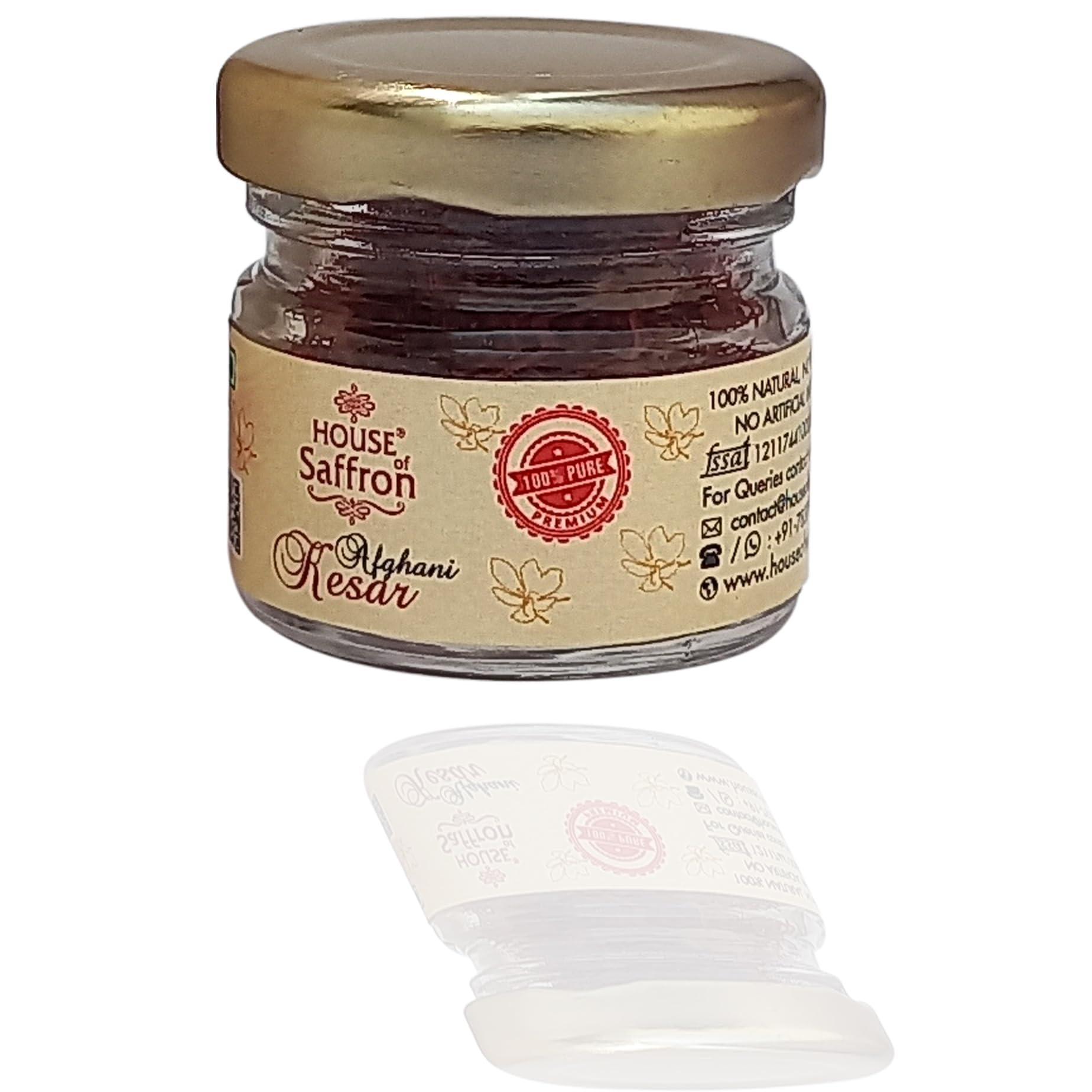 House of Saffron House of Saffron 1gram Afghani Kesar Pure, Natural and Finest Grade Keshar (1Gram - 1 Pack of 1gram)