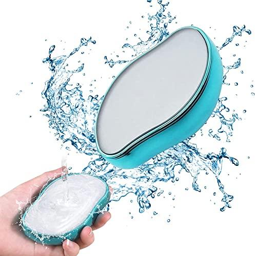 Zorzel Zorzel Hair Remover Tool, Glass Physical Hair Removal Epilator, Magic Crystal Hair Remover Stone, Smooth Soft Silky Skin, Lightweight Epilator Hair Removal for Female Arms Leg And Back - MultiColor