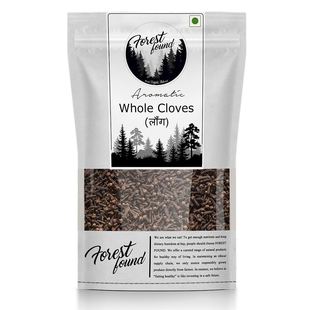 FOREST FOUND Forest Found Whole Cloves Spices ,Kerala Origin | Lavang, Laung, Laving, Grambu (250 Gram)