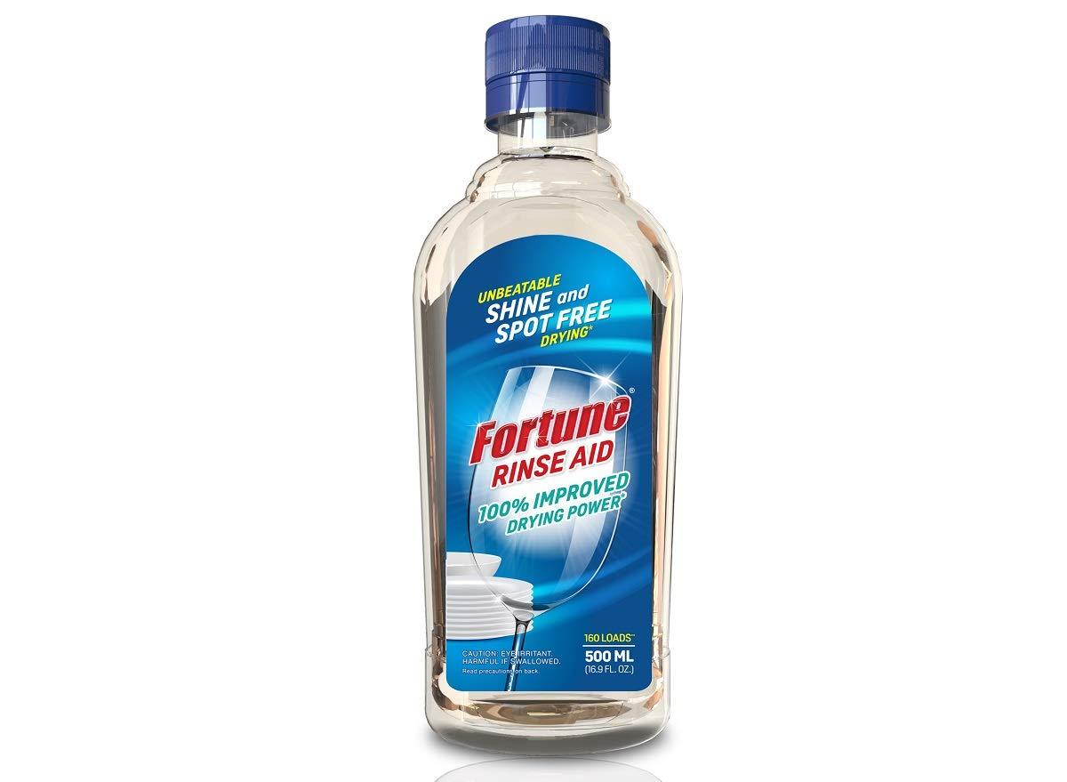 Fortune Fortune Dishwasher Active Salt Powder- 1 kg (Pack of 2) & Rinse Aid Regular Combo Pack - 500 ml (Pack of 6)