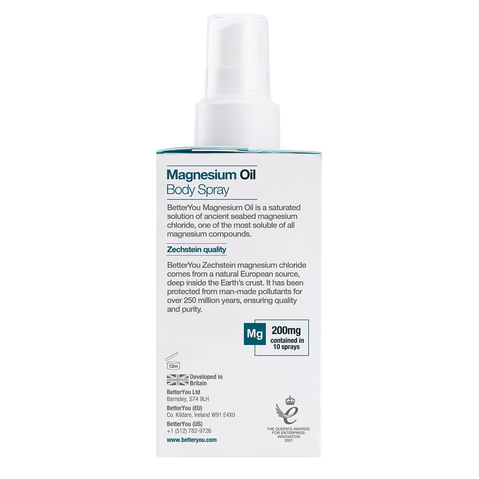 BetterYou BetterYou Better You Magnesium Oil Original Spray, 100 ml