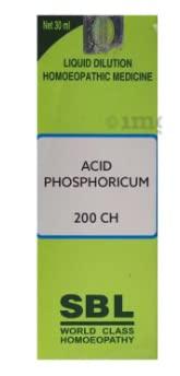 JH MONO SBL Acidum Phosphoricum Dilution 200 CH (30ML)- Pack of 2