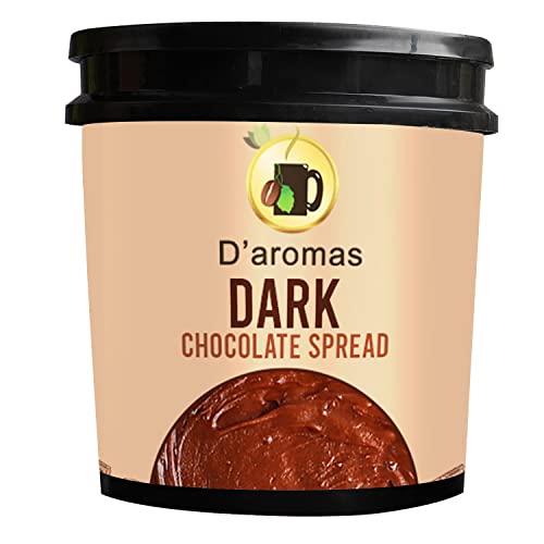 D'aromas D'aromas Dark Chocolate Spread-1kg | Best For Chocolate Dishes Bread Cakes | Chocolate Ganache
