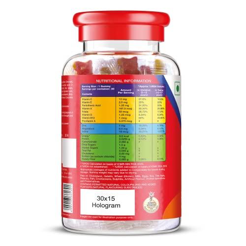 Health Ok Mankind Health OK Gummies, Multivitamin and Multimineral for Kids,Bottle of 30 Gummies and Health Ok With Multivitamin, Multimineral and Amino Acids, 30 Tablets