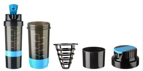 BSPA BSPA shake me tab water bottle Gym Protein & Supplement Shaker Bottle 500 ml Shaker blue