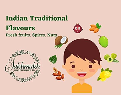 SUKHMUKH Ajwain Hajma I Homemade by SukhMukh I Healthy - Digestive I Mukhwas I Mouth Freshener I 50Gms Each (PACK OF 4)