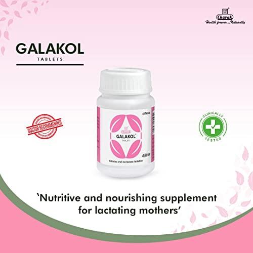 Charak Charak Pharma Galakol Tablet To Improve Lactation & Breast Milk - (40 Tablets (Pack of 3))