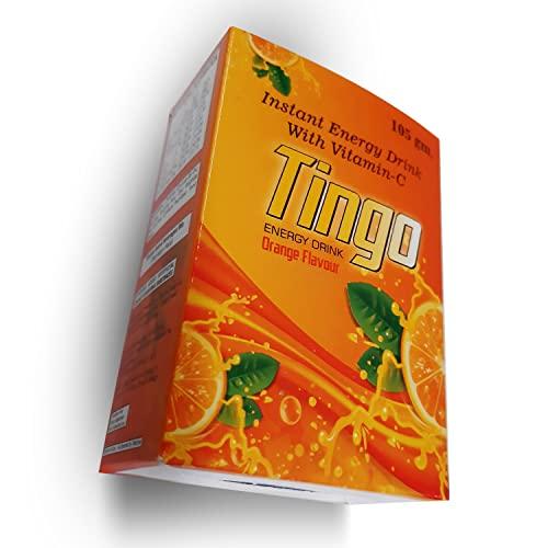 Medsyn Lab Biotech Tingo Energy Drinks | Orange Flavor | Instant Energy Drink With Vitamin-C | 105 gm Pack of 4