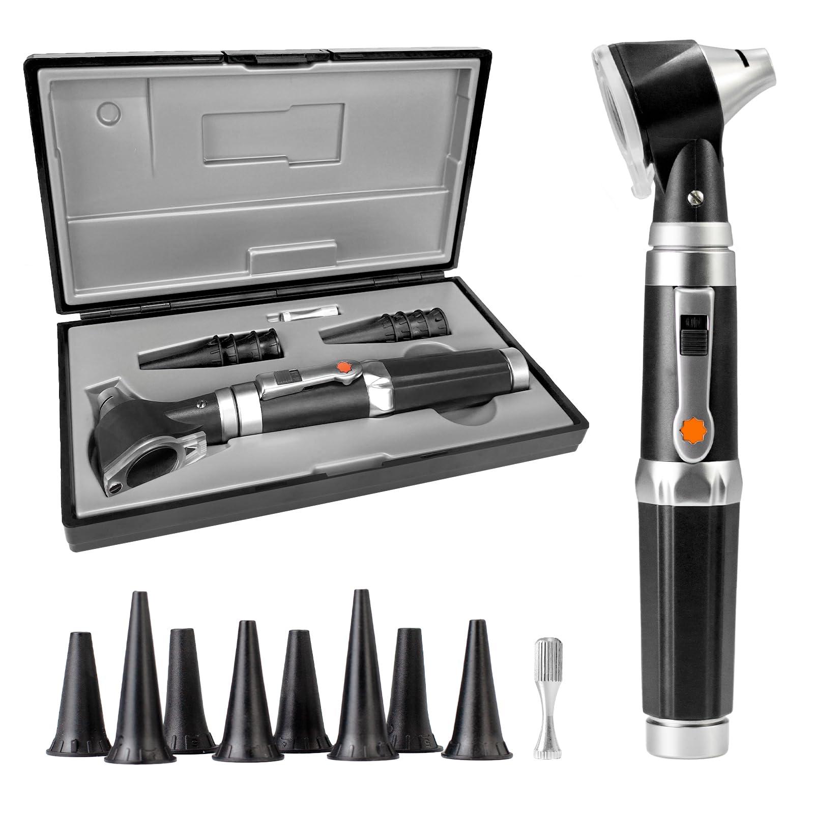 Scian Scian Mcp Otoscope Ot10G With Light-Ear Infection Detector,Pocket Ear Scope With Hard Plastic Case For Kids,Adults,Doctor,Pets In Multiple Colors(Black)