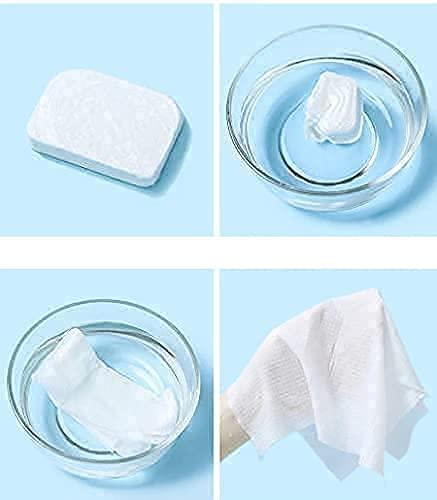 PECULIAR PECULIAR Magic Tablet Coin For Outdoor Travel Portable Compressed Tissue Tablet Disposable Magic Towel Wipes Expand With Water (Pack of 30)