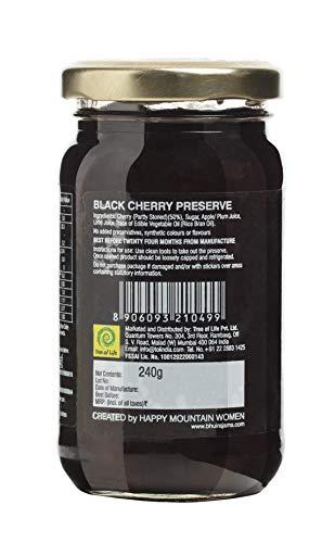 Bhuira Bhuira|All Natural Jam -Strawberry & Rosemary Preserve,Black Cherry Preserve,Bitter Orange Marmalade,Apple and Cinnamon Jelly- -240g Each|No Added preservatives|No Artifical Color Added|Pack of 4