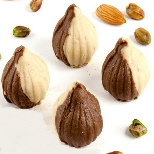 Ghasitaram Gifts Ghasitaram Gifts Sweets Ganesha Chaturthi Gifts Modaks Chocolate Twin Mawa Modaks 800 GMS