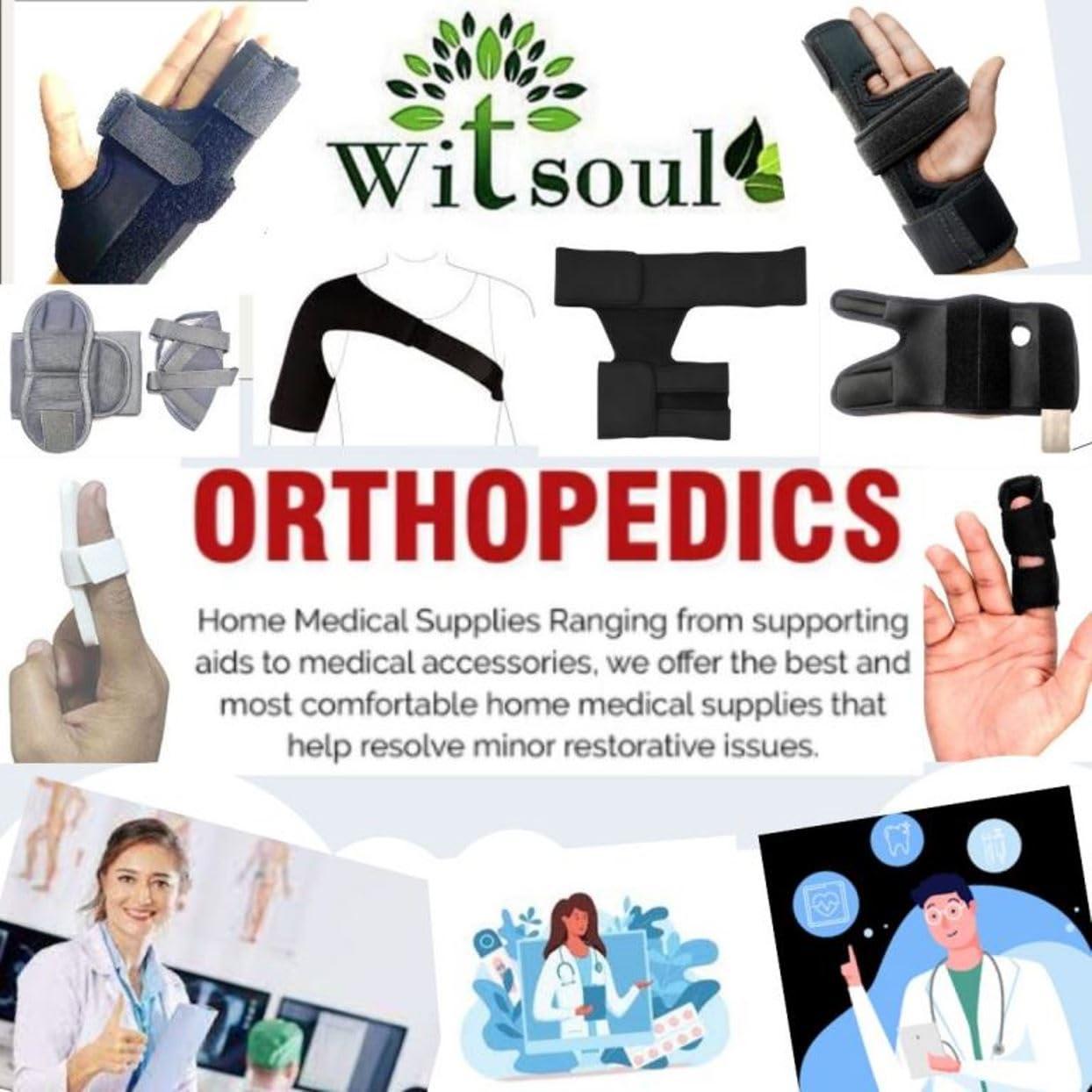 WITSOUL WITSOUL Hip Thigh Support Groin Support Brace Compression Thigh Strap Wrap for Recovery Sports Pain Relief (Universal)