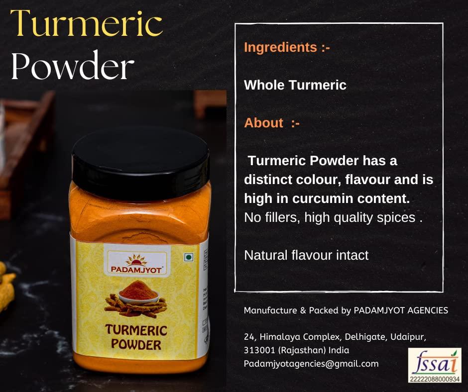 PADAMJYOT PADAMJYOT Turmeric Powder | Haldi Powder | Kurkum Powder | Curcuma Powder | Manjal Powder | Arishina Powder | Haladi Powder | Pasupu Podi | High Curcumin Turmeric Powder | Stonegrinded Haldi Powder | Pure Haldi