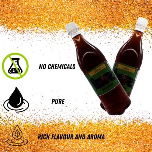 NESA Nesa Sesame Oil Cold Pressed/ Gingelly Oil - Wood Pressed - Sesame Oil for Cooking 1l