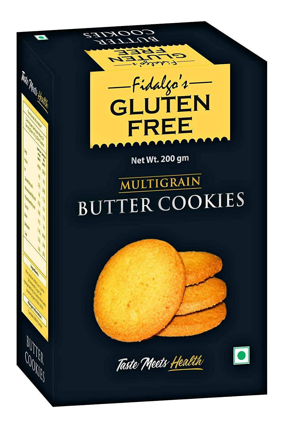 Fidalgo Fidalgo's Gluten Free Multigrain Butter Cookies with Coconut Cookies - 200 Each