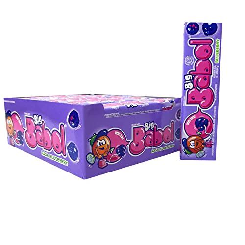 Big Babol Big Babol Rasa Blueberry Bubble Gum, 0.79 oz / 22.5 g, 20 Pack