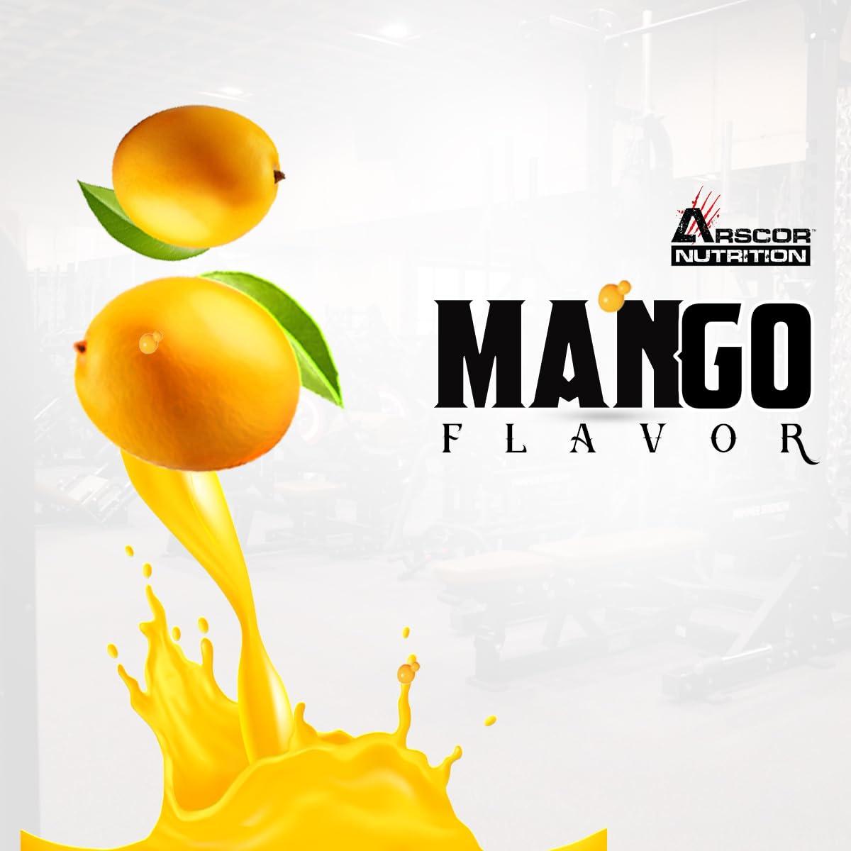 ARSCOR NUTRITION ARSCOR NUTRITION Fitfruit Mass Gainer Zero Added Sugar, Calorie Dense Shake, muscle repair & growth overall health and well-being (mango,1.5 Kg)