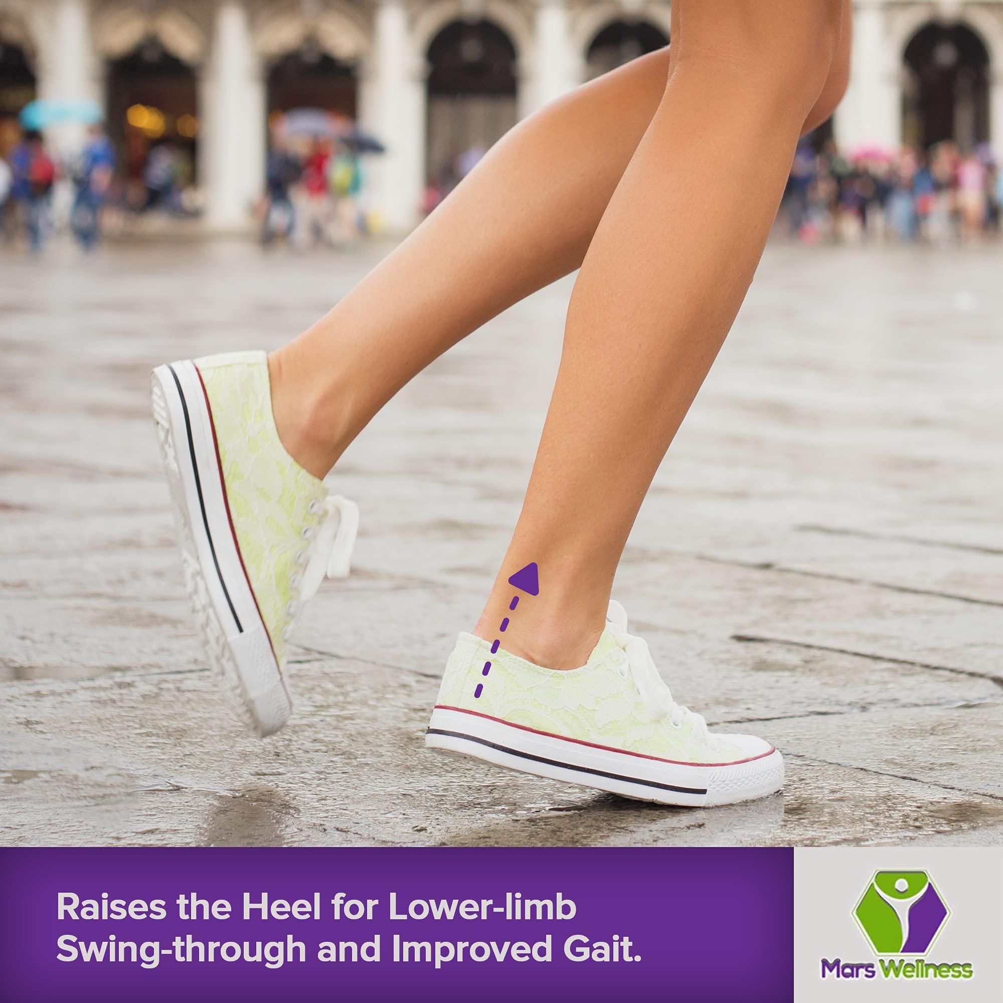 MARS Wellness Adjustable Orthopedic Heel Lift For Heel Pain and Leg Length Discrepancies - Medium