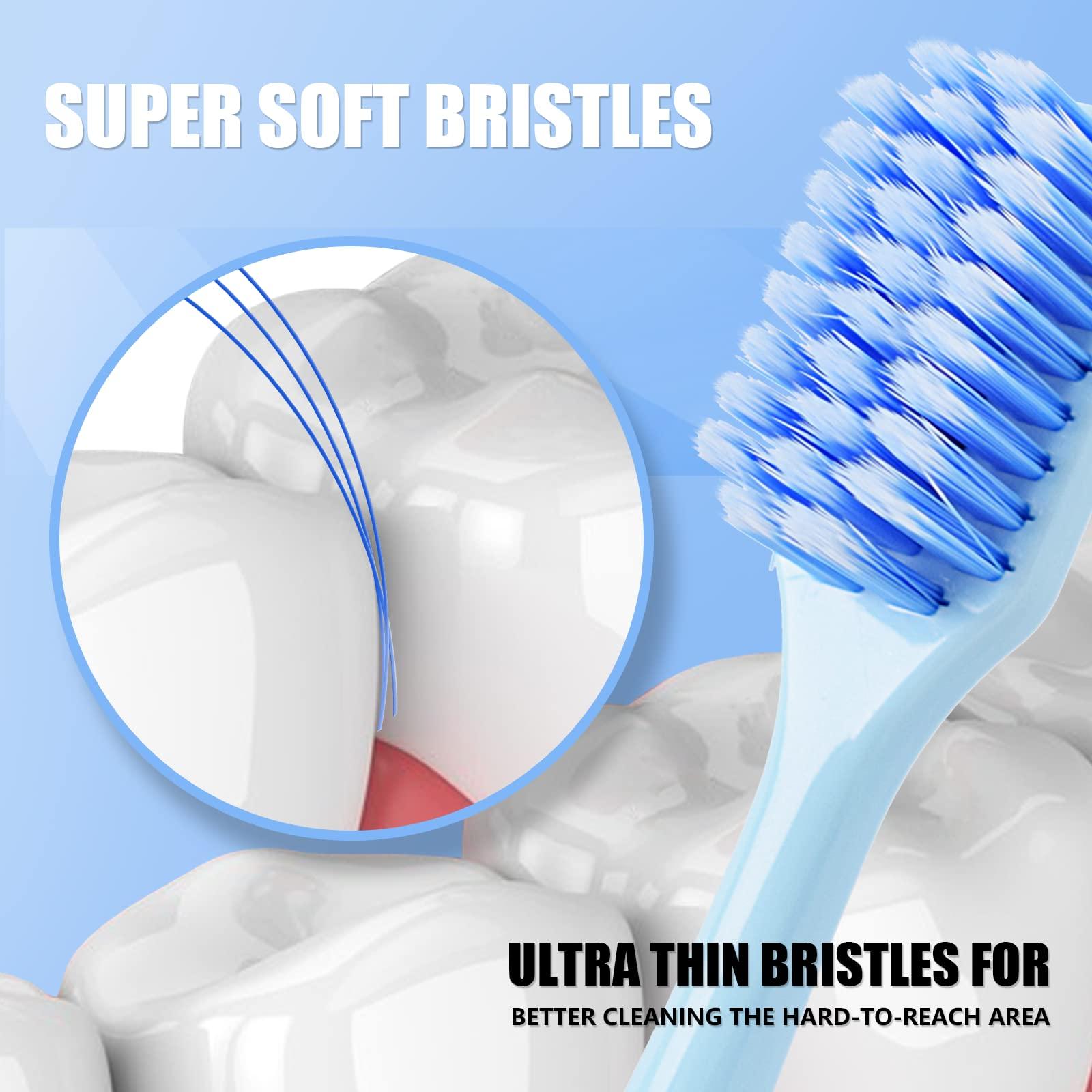 Apical Life Apical Life Essentials Toothbrushes for Adults with Toothbrush Boxes, Portable Manual Toothbrush with Individual Travel CaseMulti-Zoned Angled Medium Soft Bristles, Contoured HandlePlaque Remover