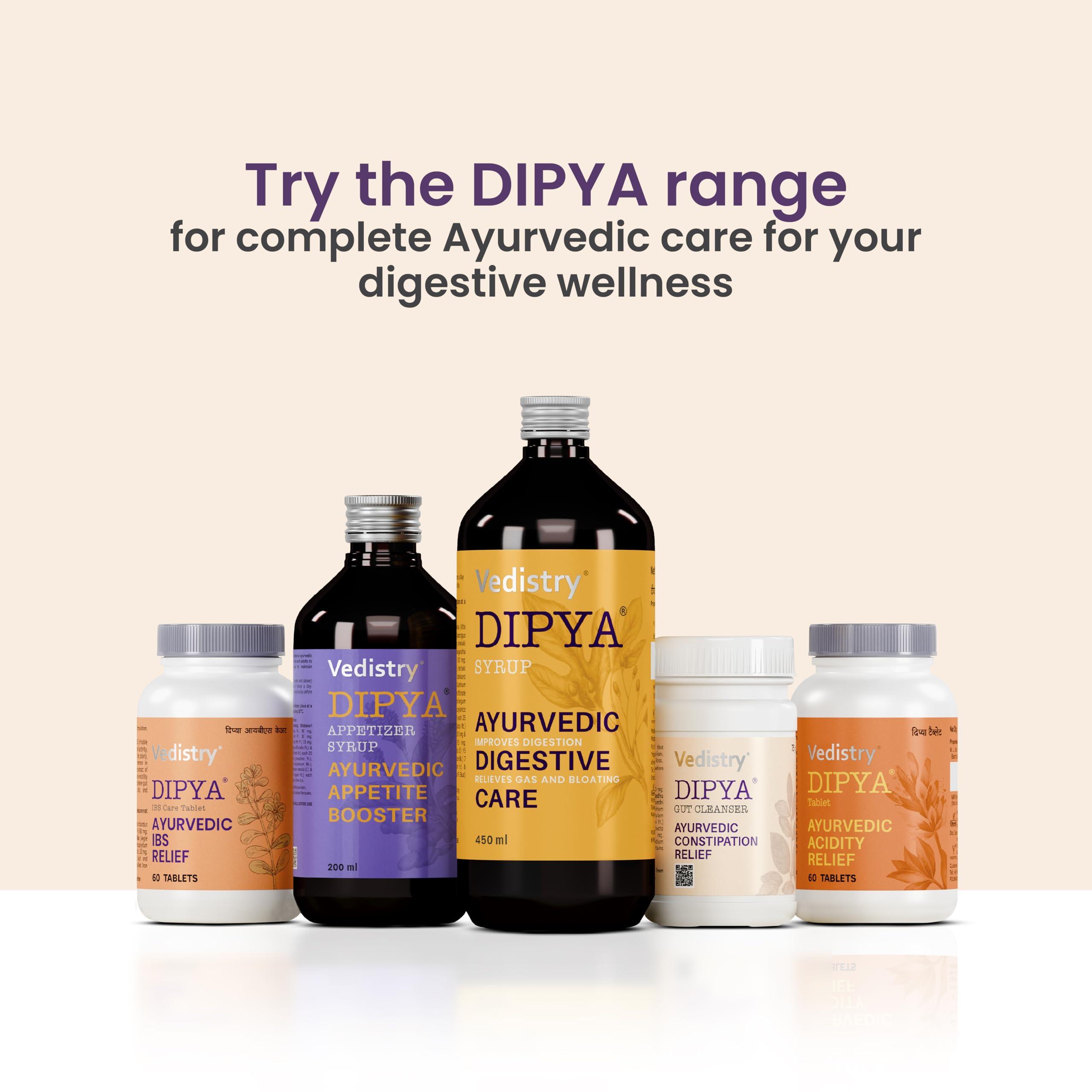 Charak Charak Dipya Syrup - Ayurvedic Digestive Care Syrup Liquid For Digestion Acidity Gas & Bloating Ayurvedic Tonic, Boosts Digestive Immunity Stomach Pain - Acidity, Indigestion (450Ml,Pack Of 3)