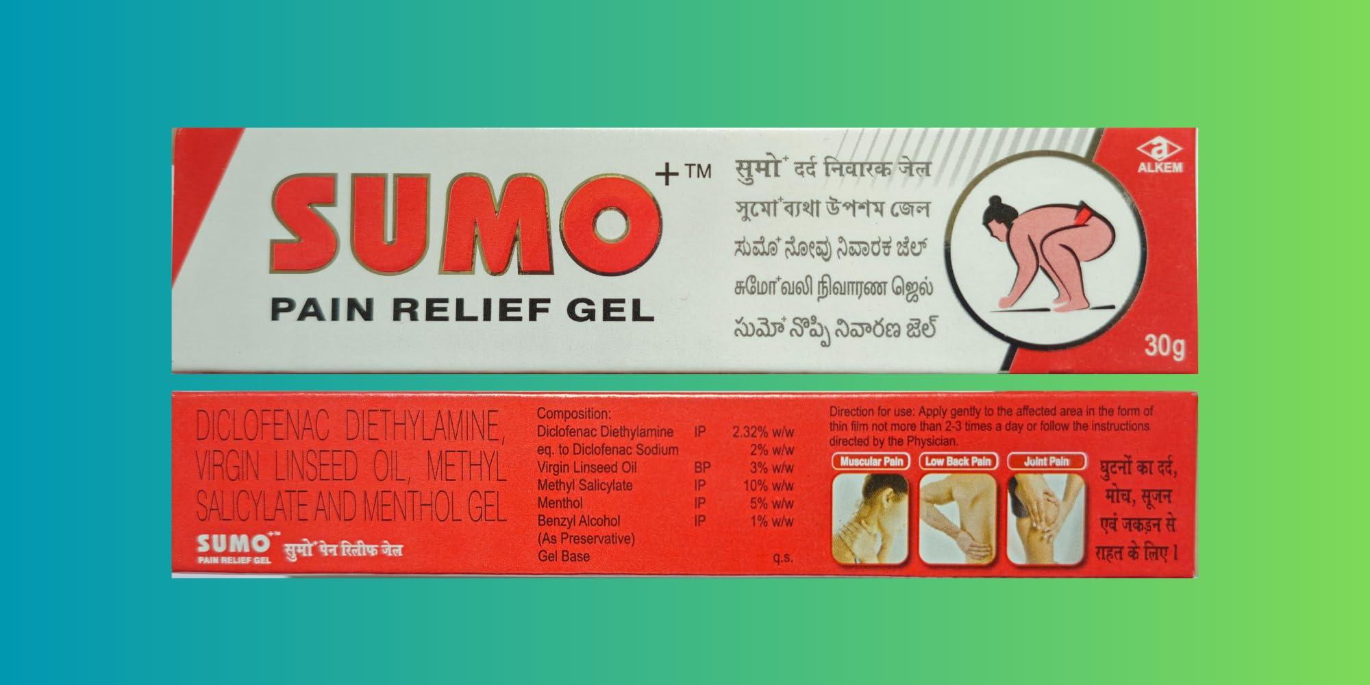 Alkem Alkem Sumo Pain Relief gel - 30 g (Pack of 3)