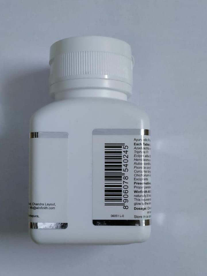 Winfinith Detox and Rejuvenator (for body and skin) - All Cleanse | 60 Tablets