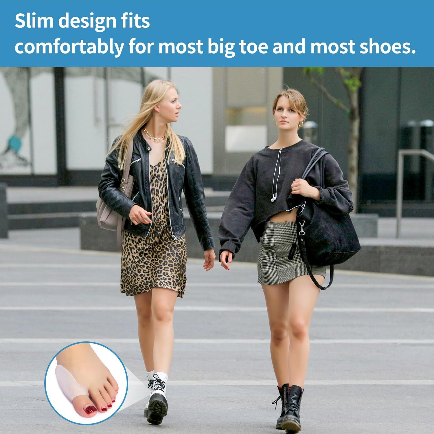 Zinyakon Zinyakon Gel Bunion Pads and Protectors, 12 Packs of Bunion Guards for Big Toe Cushion, Bunion Shields for Bunion Pain Relief, Reduce Bunion Pain from Rubbing