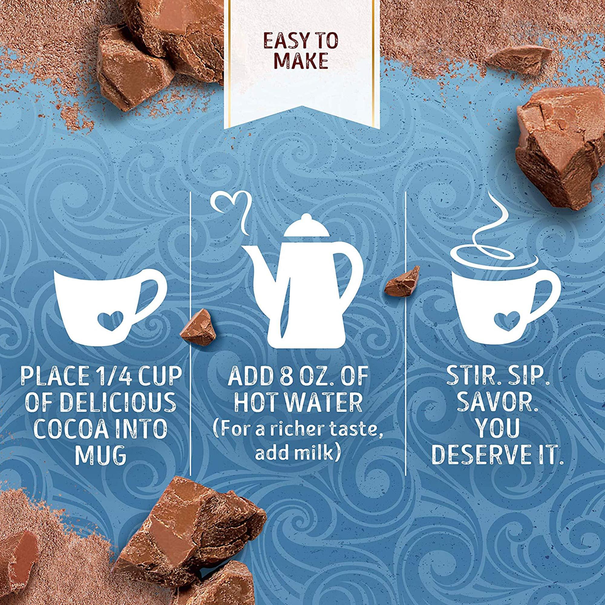 Swiss Miss Swiss Miss Variety Pack Milk Chocolate, Marshmallow Hot Cocoa Mix (33% Larger Mug), 313 g